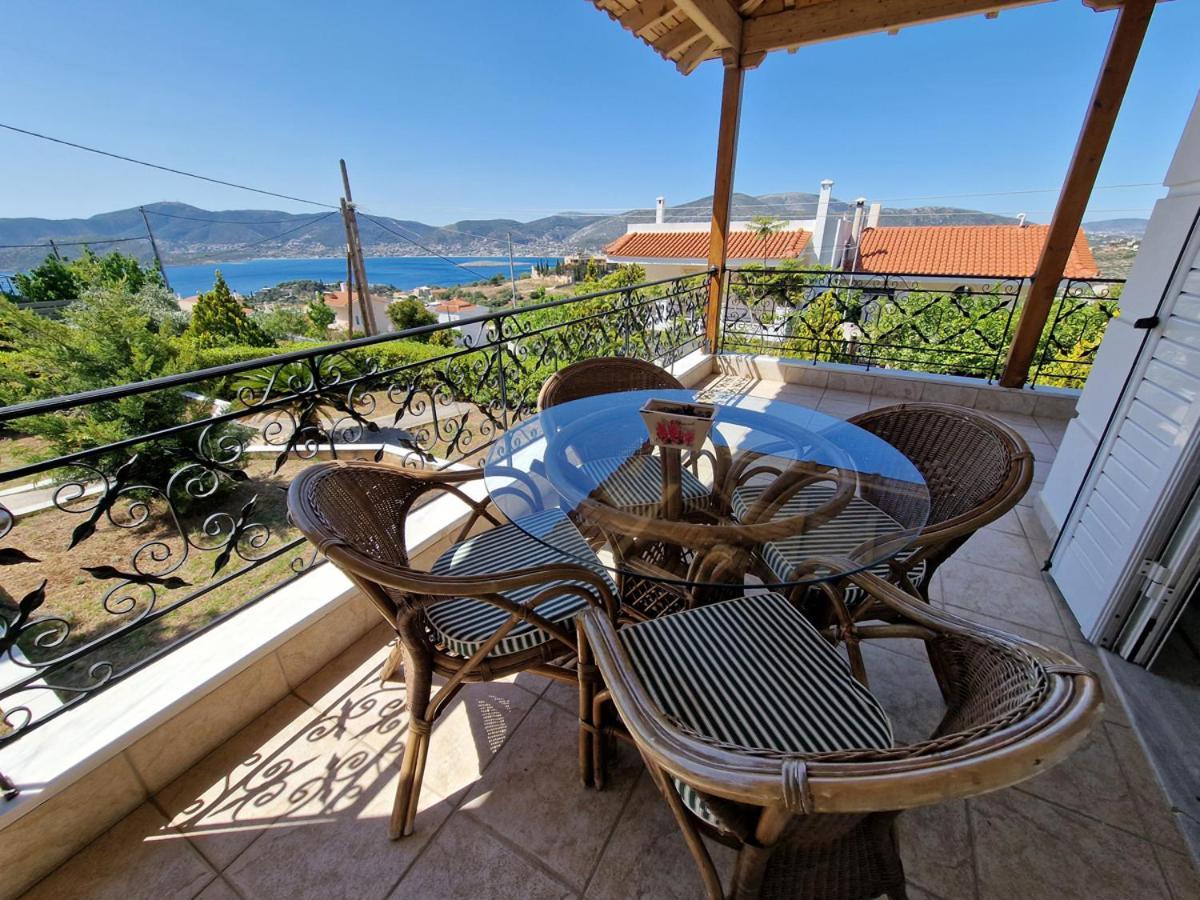 Villa Liana : Luxury Villa With Fantastic Sea View, Near Airport Porto Rafti Exterior photo
